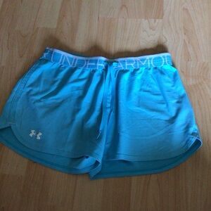 Light Blue Under Armour Workout Shorts